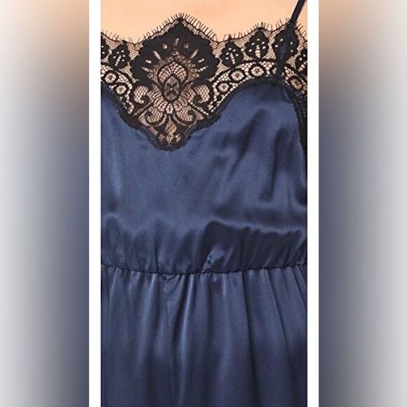 Alice + Olivia by Stacey Bendet Quincy Blue Navy Jumpsuit Lace Size 0 - Picture 14 of 14
